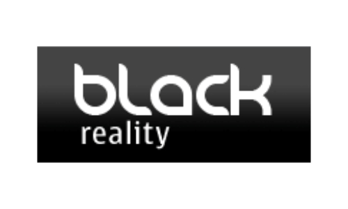 BLACK reality.cz logo