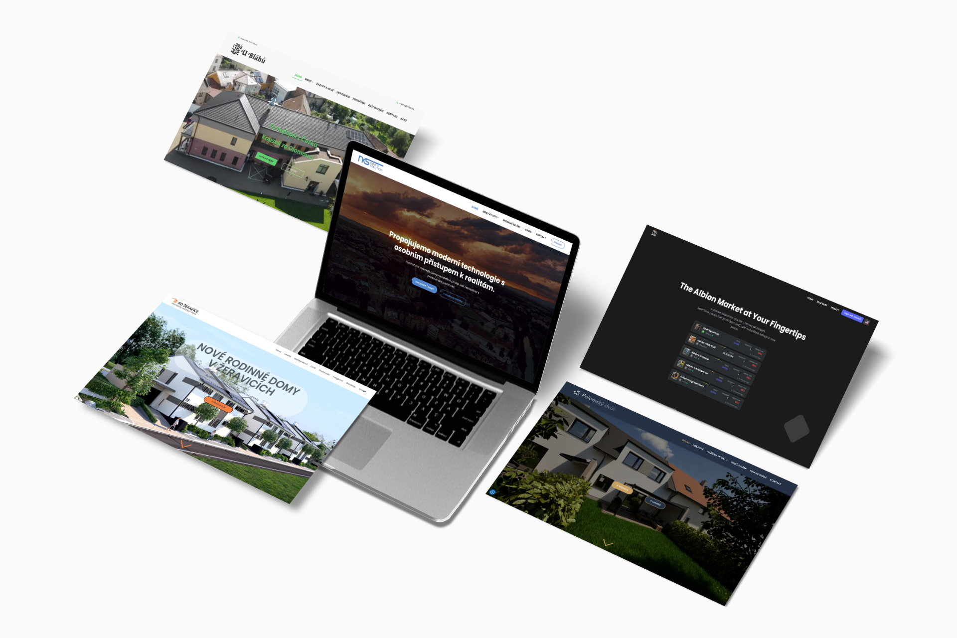 Ukázka webových stránek